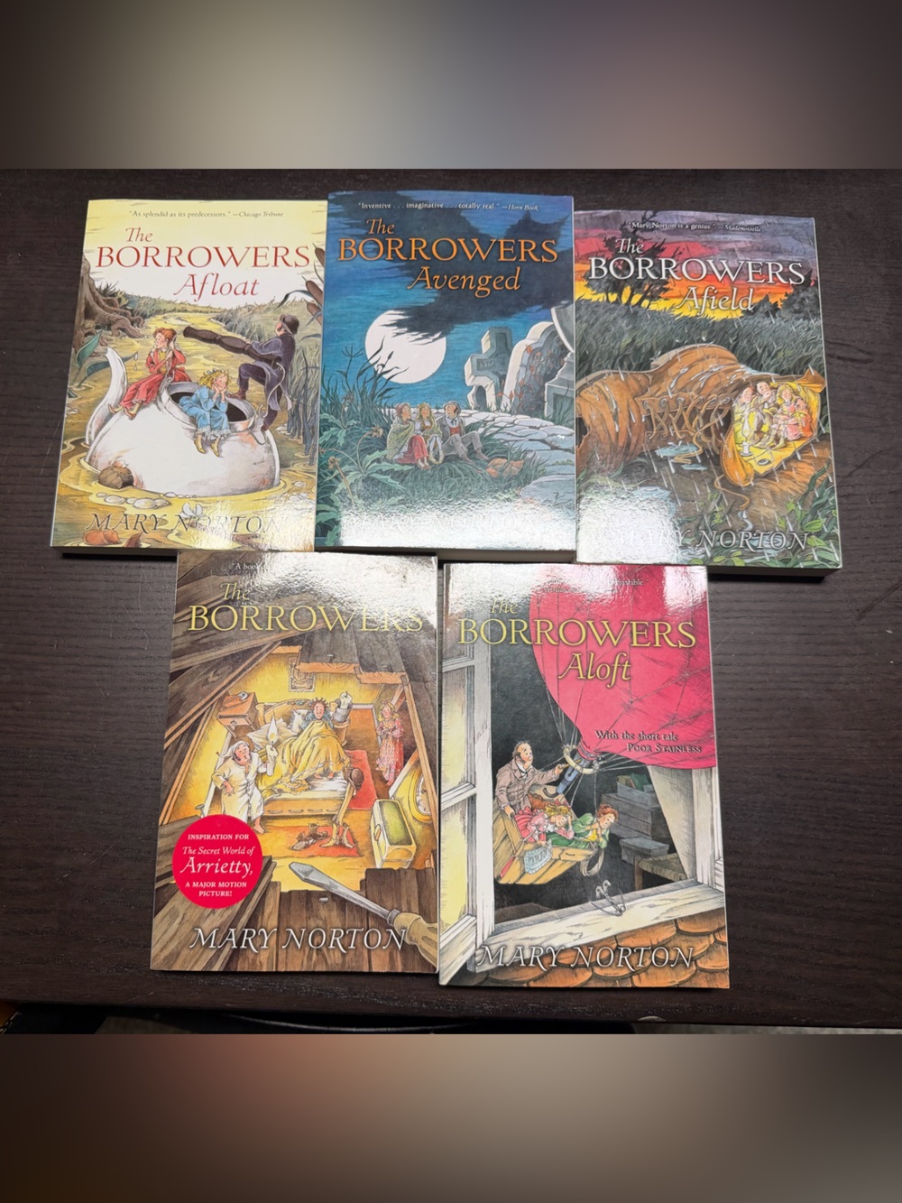 The borrowers lot‎ of books young adult youth reading Mary Norton series